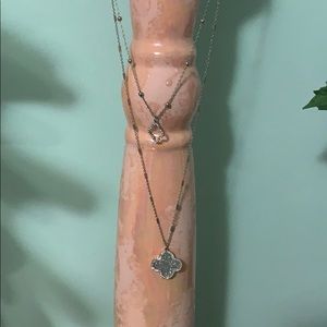 Double chain necklace